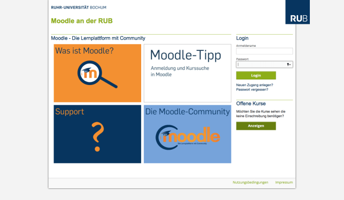 E-learning Moodle